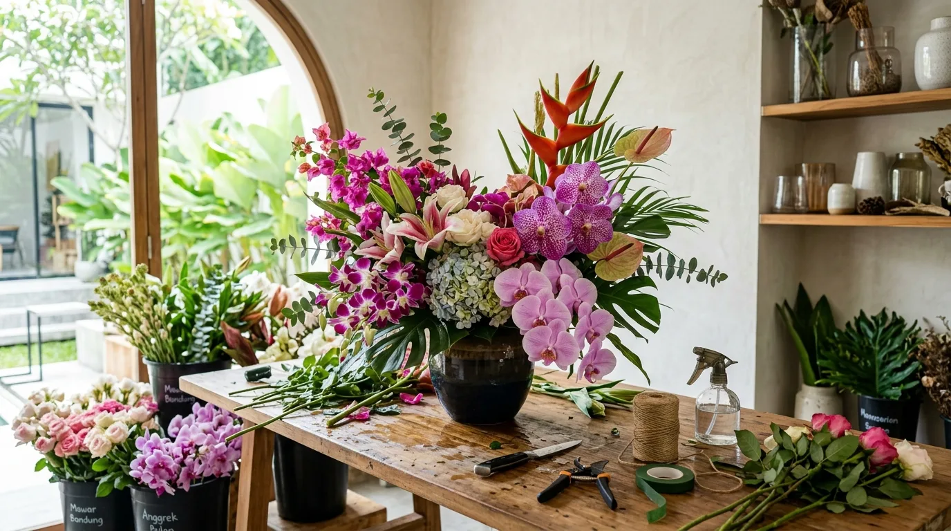 Apa sebenarnya yang dikerjakan florist selain merangkai bunga 2