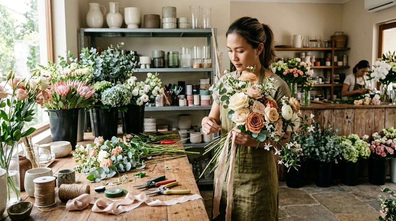 Apa sebenarnya yang dikerjakan florist selain merangkai bunga featured