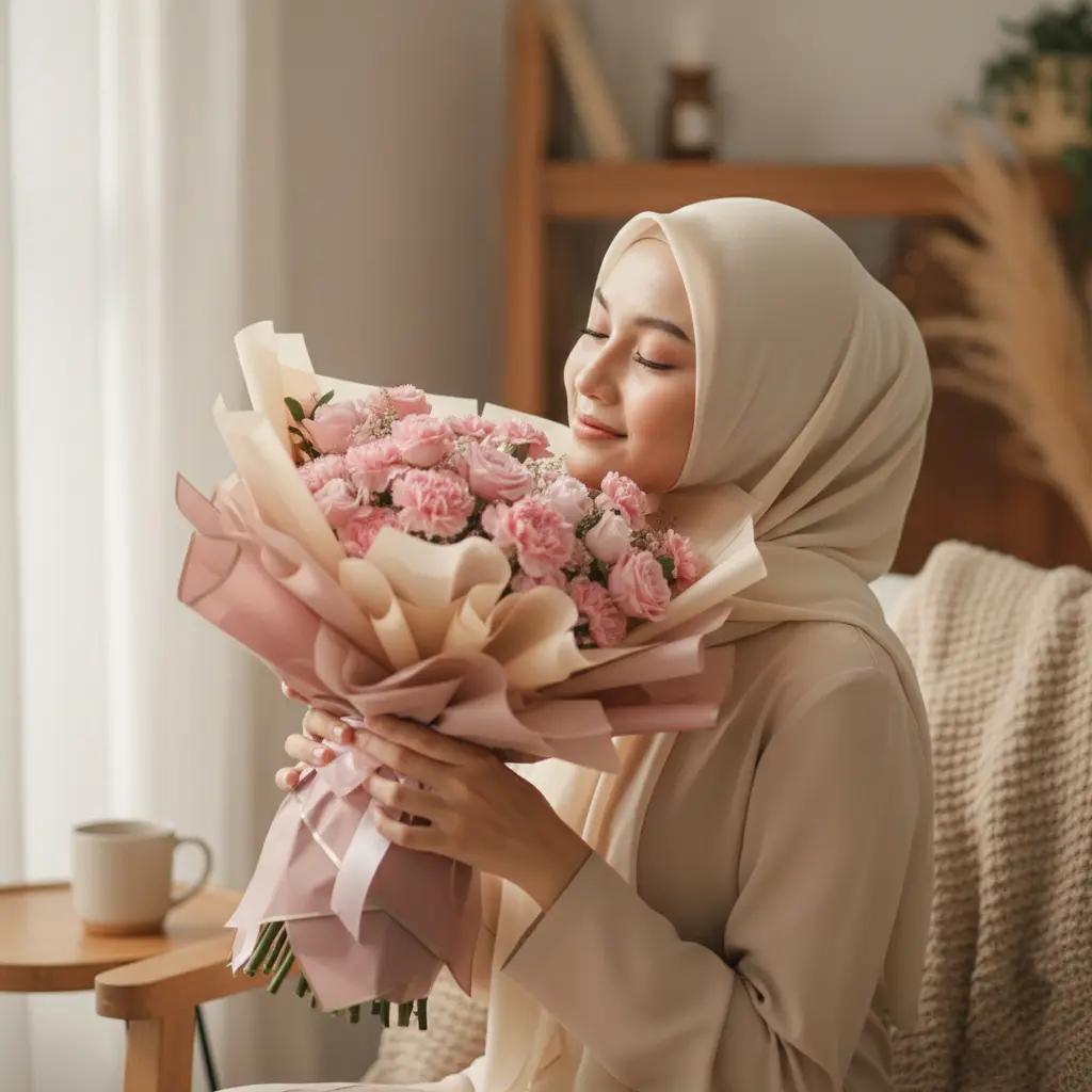 Rangkaian hand bouquet Baraya Florist