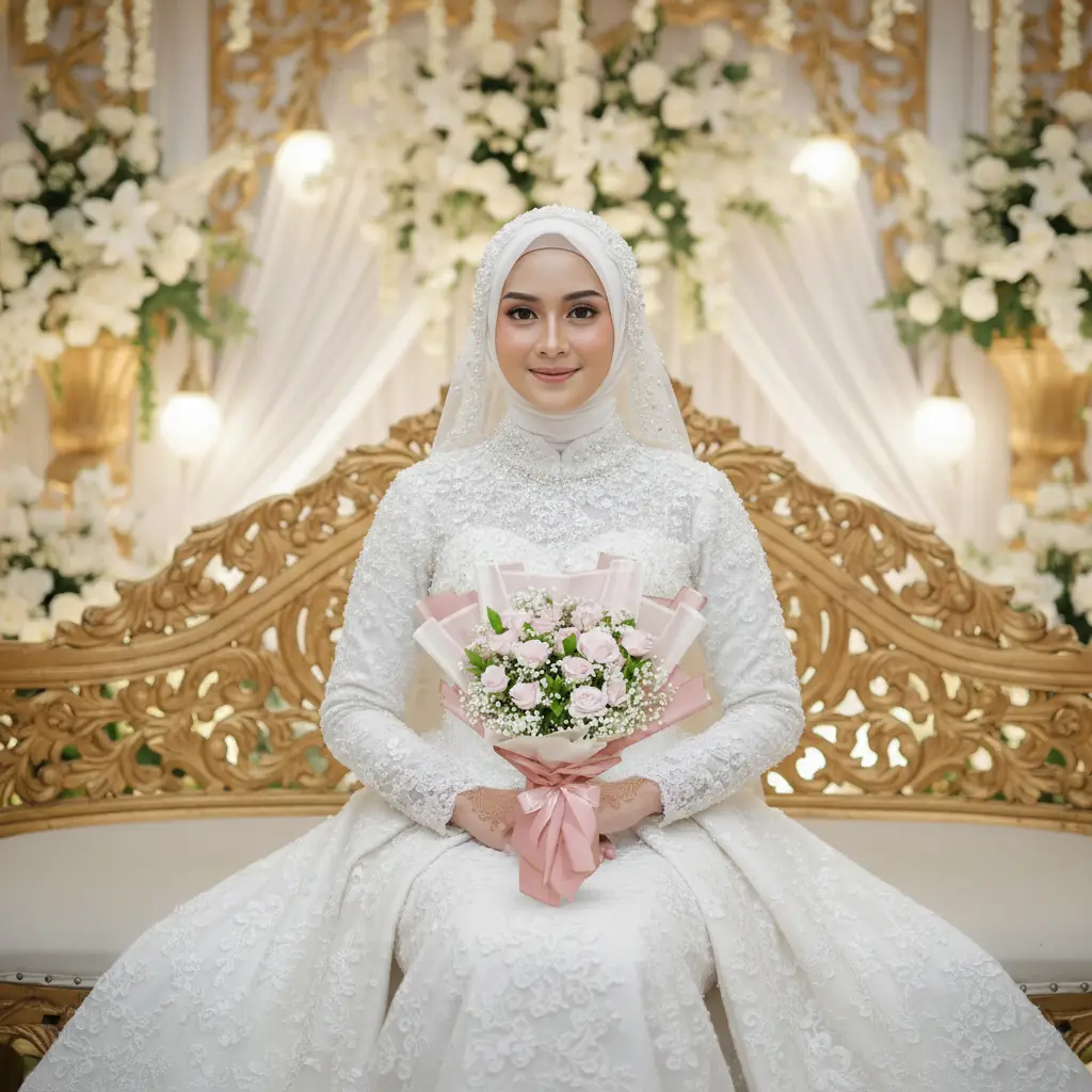 bunga hand bouquet pengantin