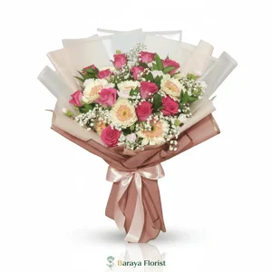 gerbera hand bouquet