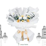 hand bouquet bunga kuning