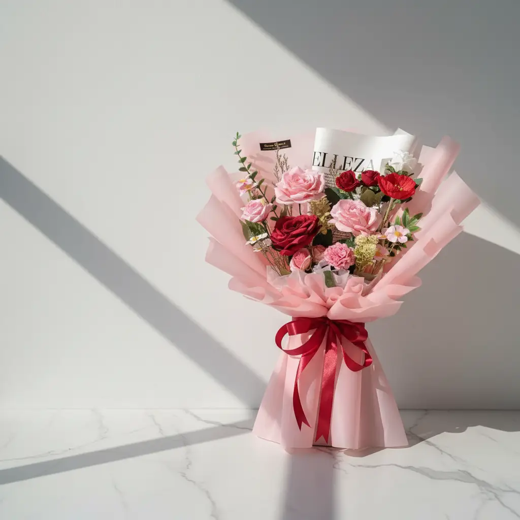 hand bouqut prewedding