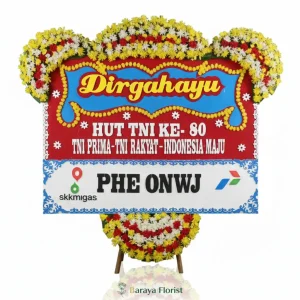 papan bunga dirgahayu